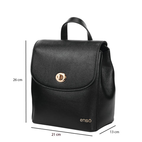 Bolsa Backpack para Mujer Enso EB203BPB color Negro